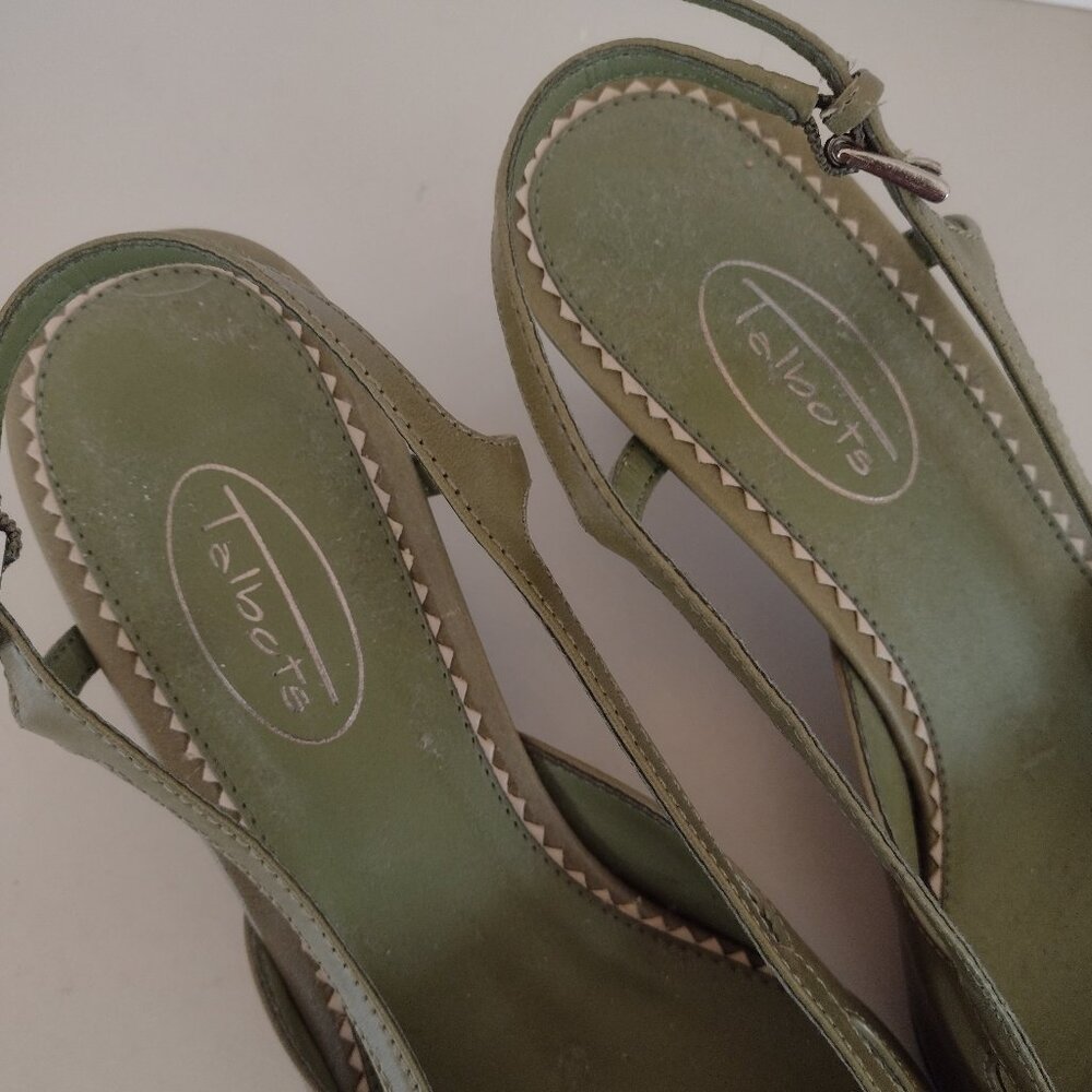 Green Talbots Shoes Size 7B - Picture 3 of 3